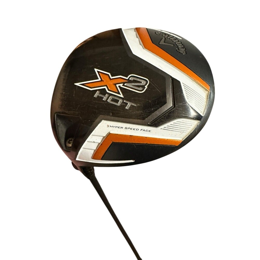 Callaway X2 Hot 9.0 Degree Driver Hyper Speed Face Aldila ATX55-S Stiff Shaft LH